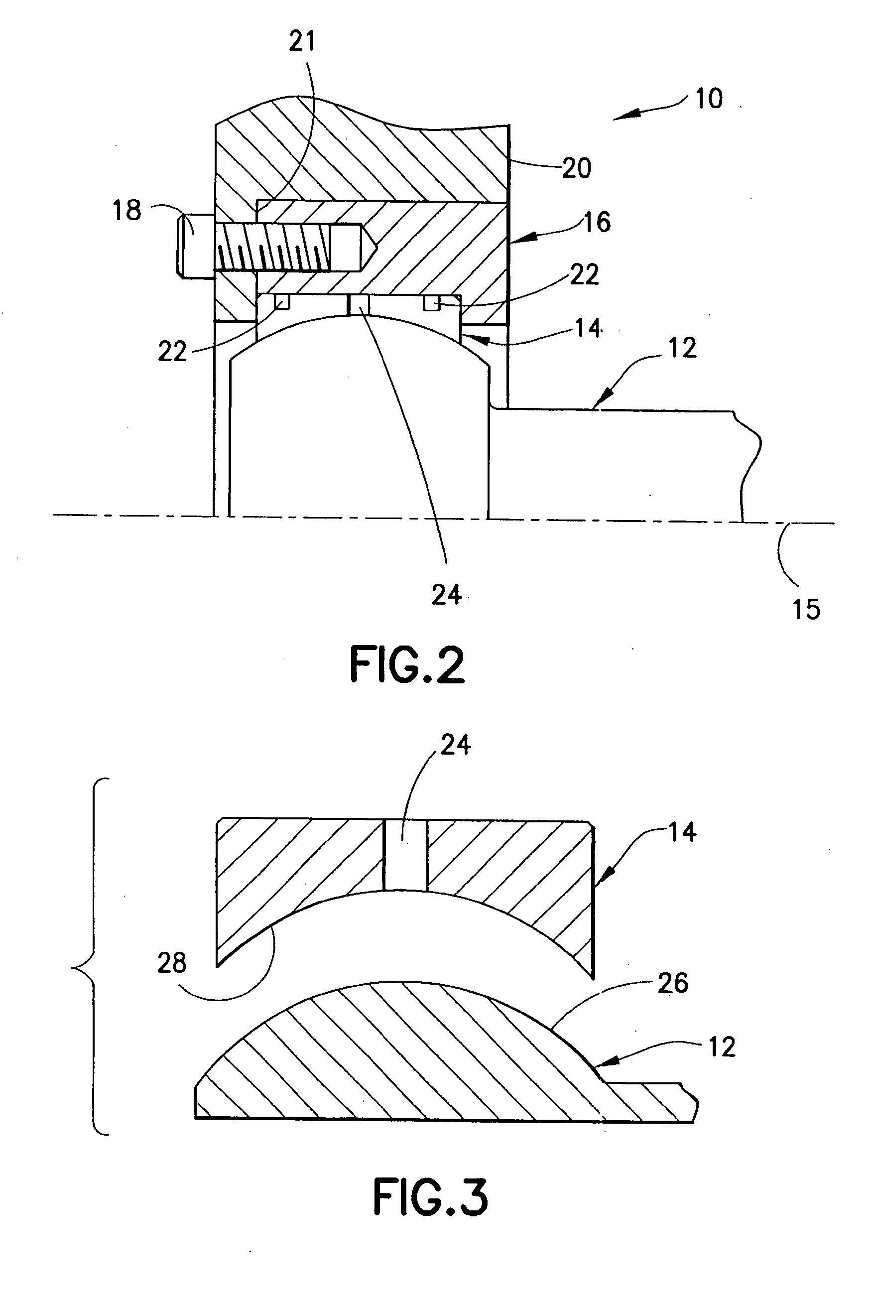 Bearing arrangement for an axle mount of an articulated vehicle