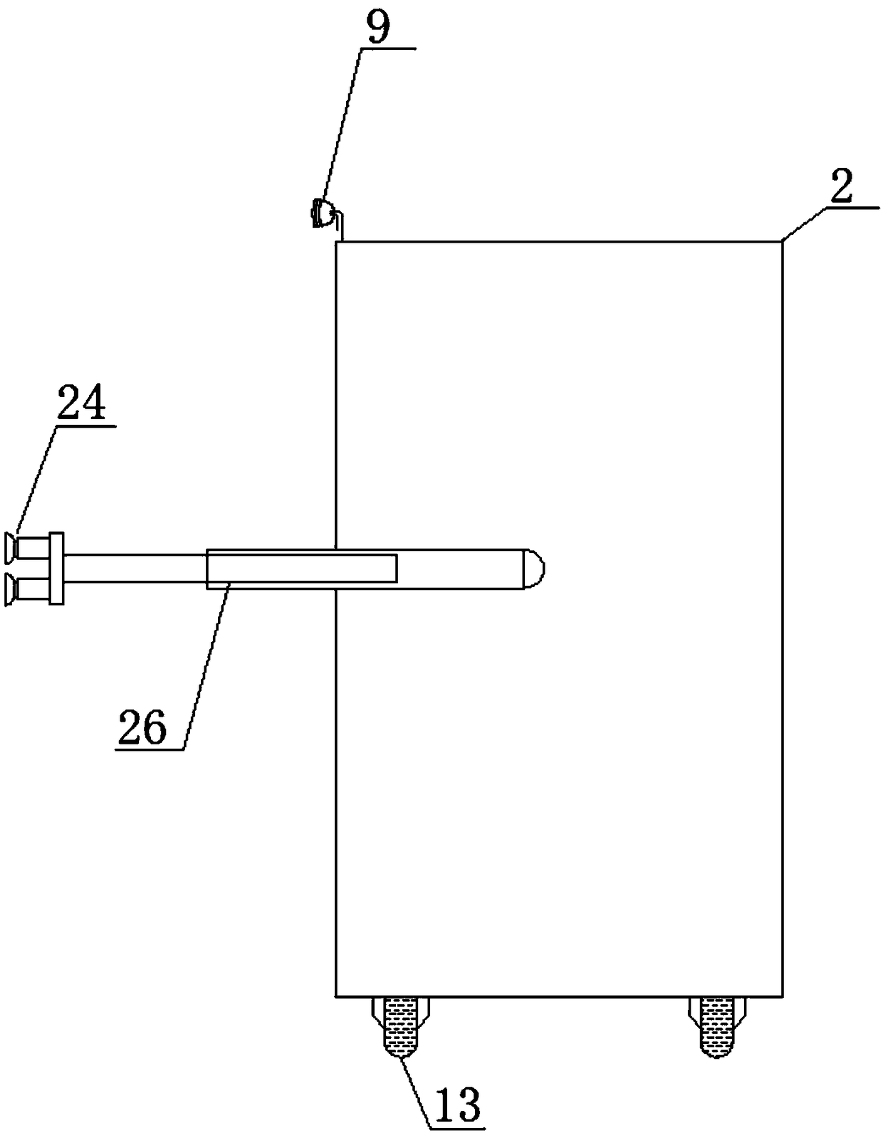 Split type charging equipment of electric vehicle and working method thereof