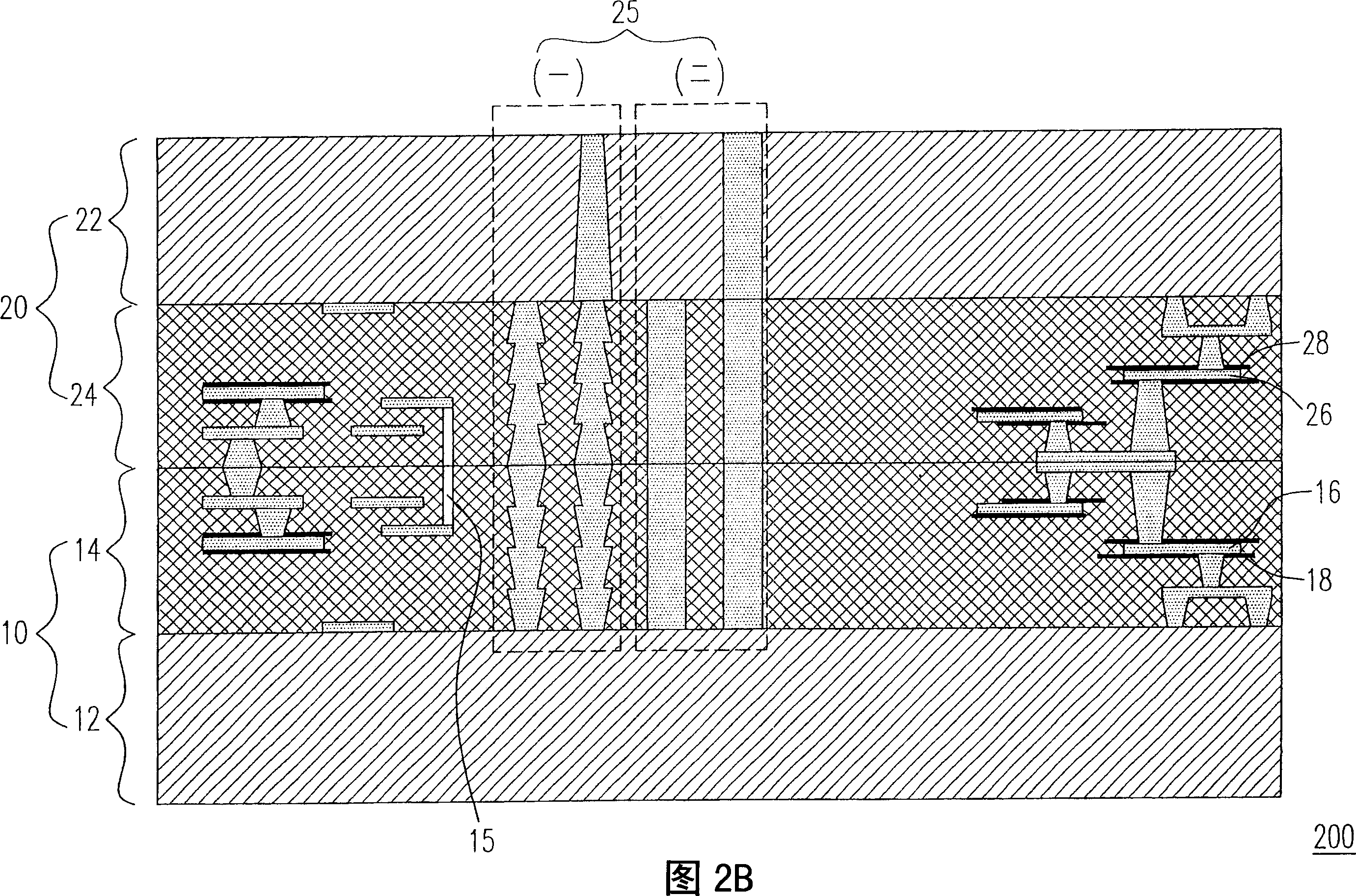 A three-dimensional wafer stacking structure with post-and-beam construction and method to stack three-dimensional wafer