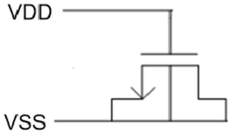 A filter circuit and chip based on mos field effect transistor