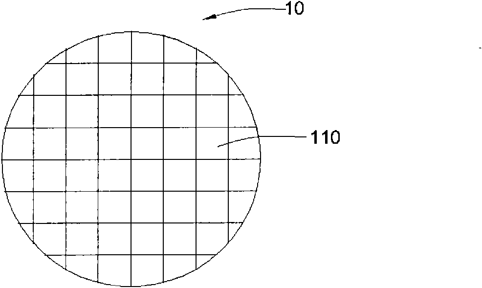 Encapsulation structure and encapsulation method for modularization crystal grains