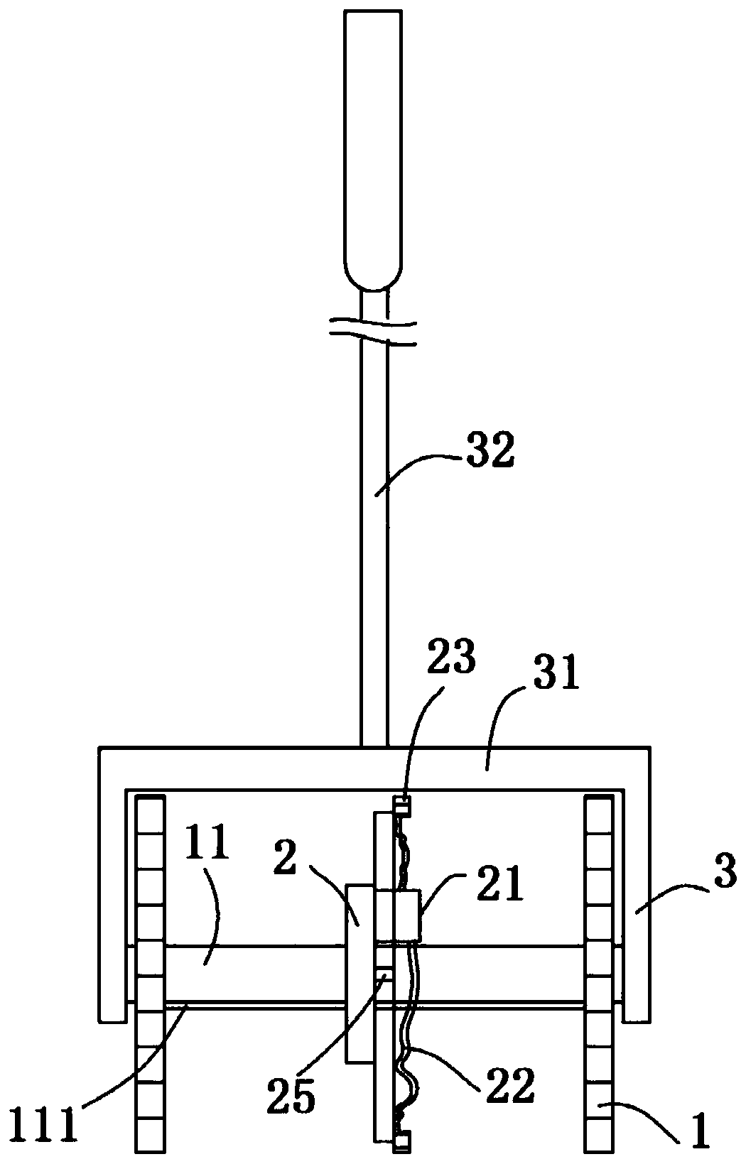 Plate bar positioning and dotting device