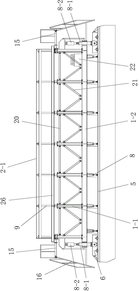 Combined lining formwork trolley for subway station