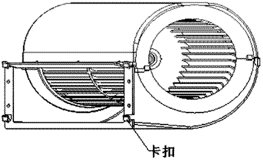 Volute component and air conditioner