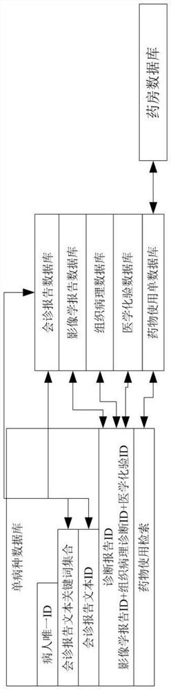 Intelligent construction and optimization method for single disease database