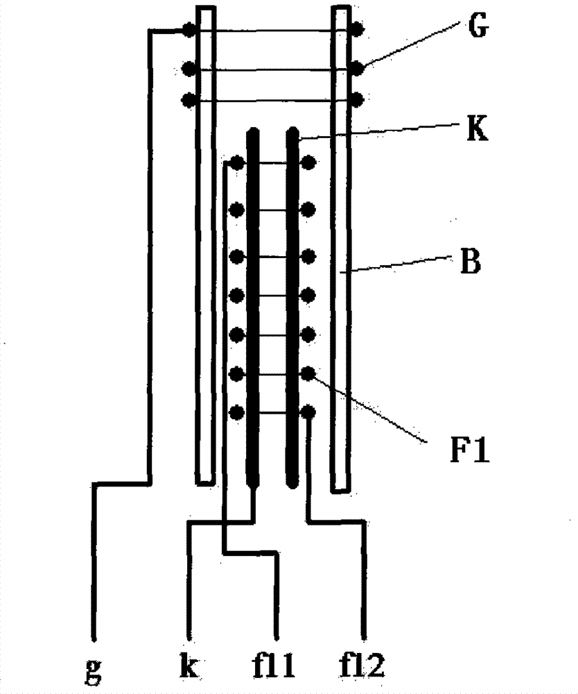 High-power pseudo-spark switch tube for power electronic pulse conversion