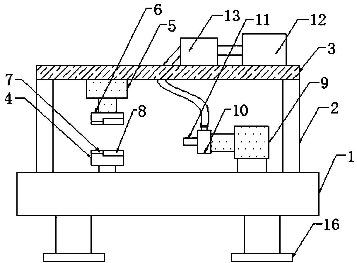 Data line interface gluing device