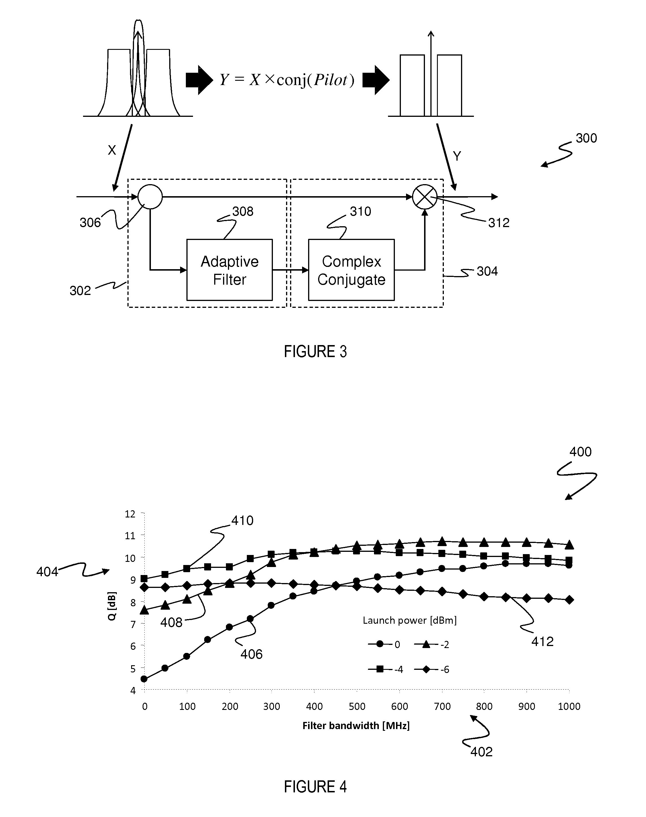 Electronic compensation of cross-phase modulation