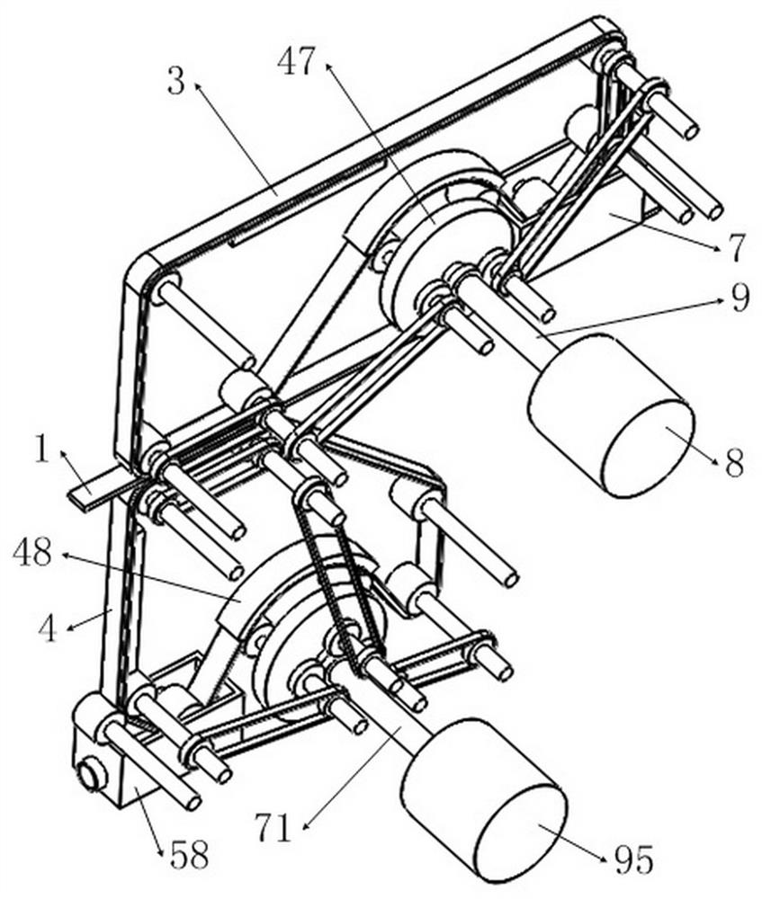 A device for drying edge banding