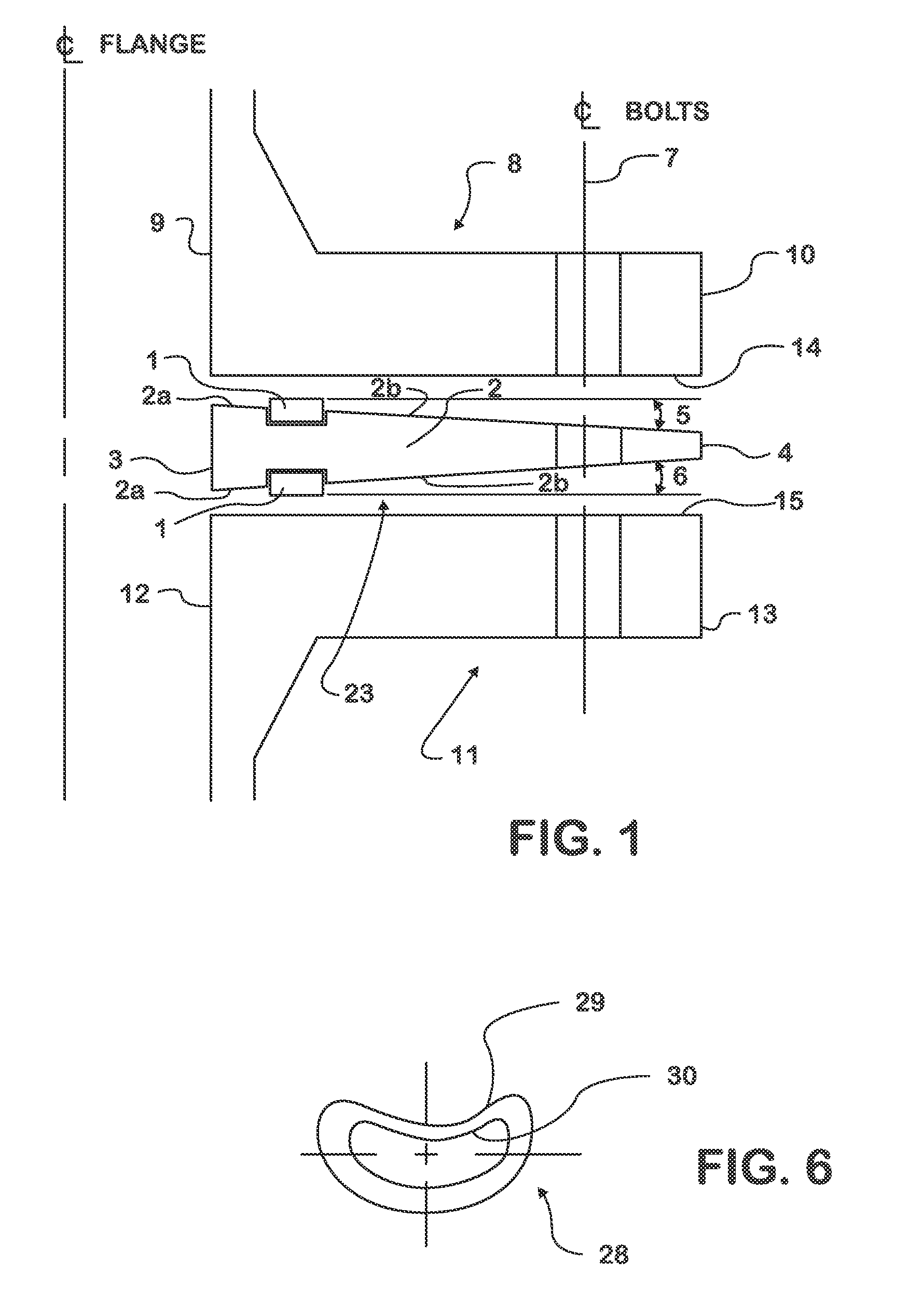 Gasket with compression and rotation control