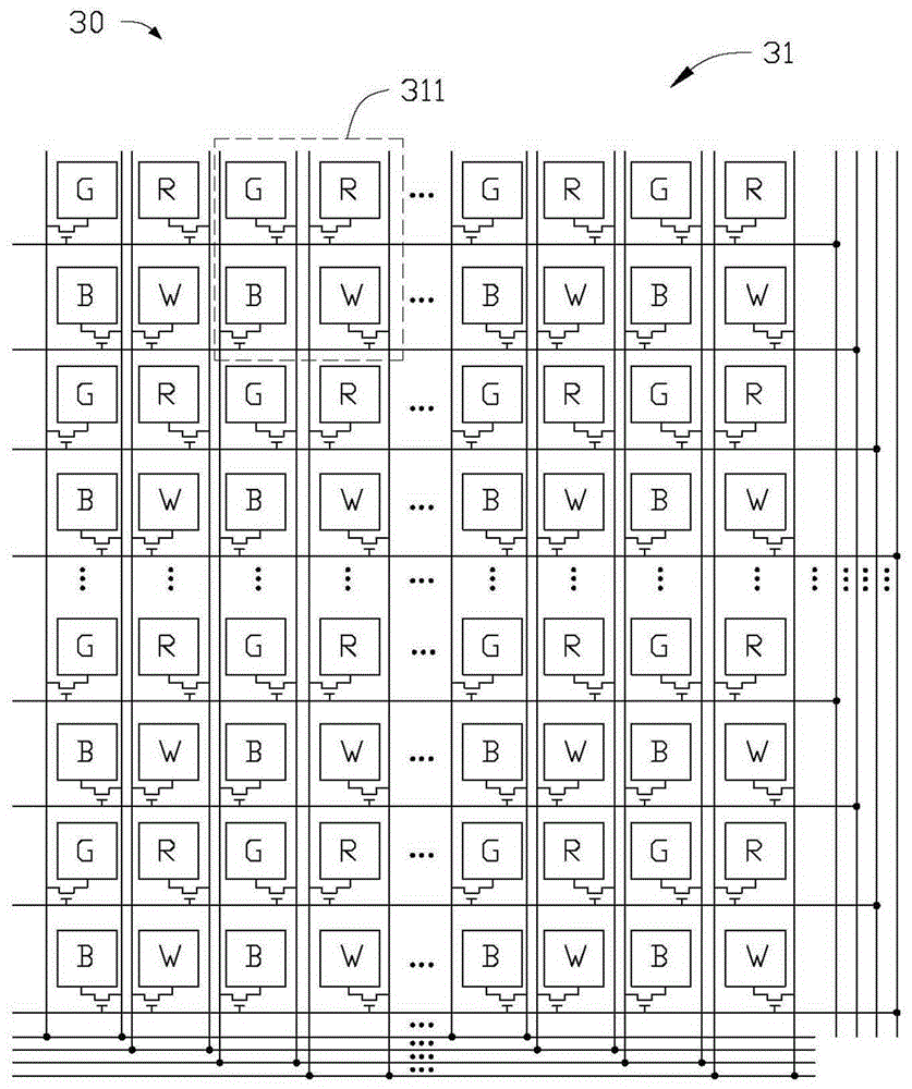 Thin film transistor array substrate, display panel and solid color picture detection method