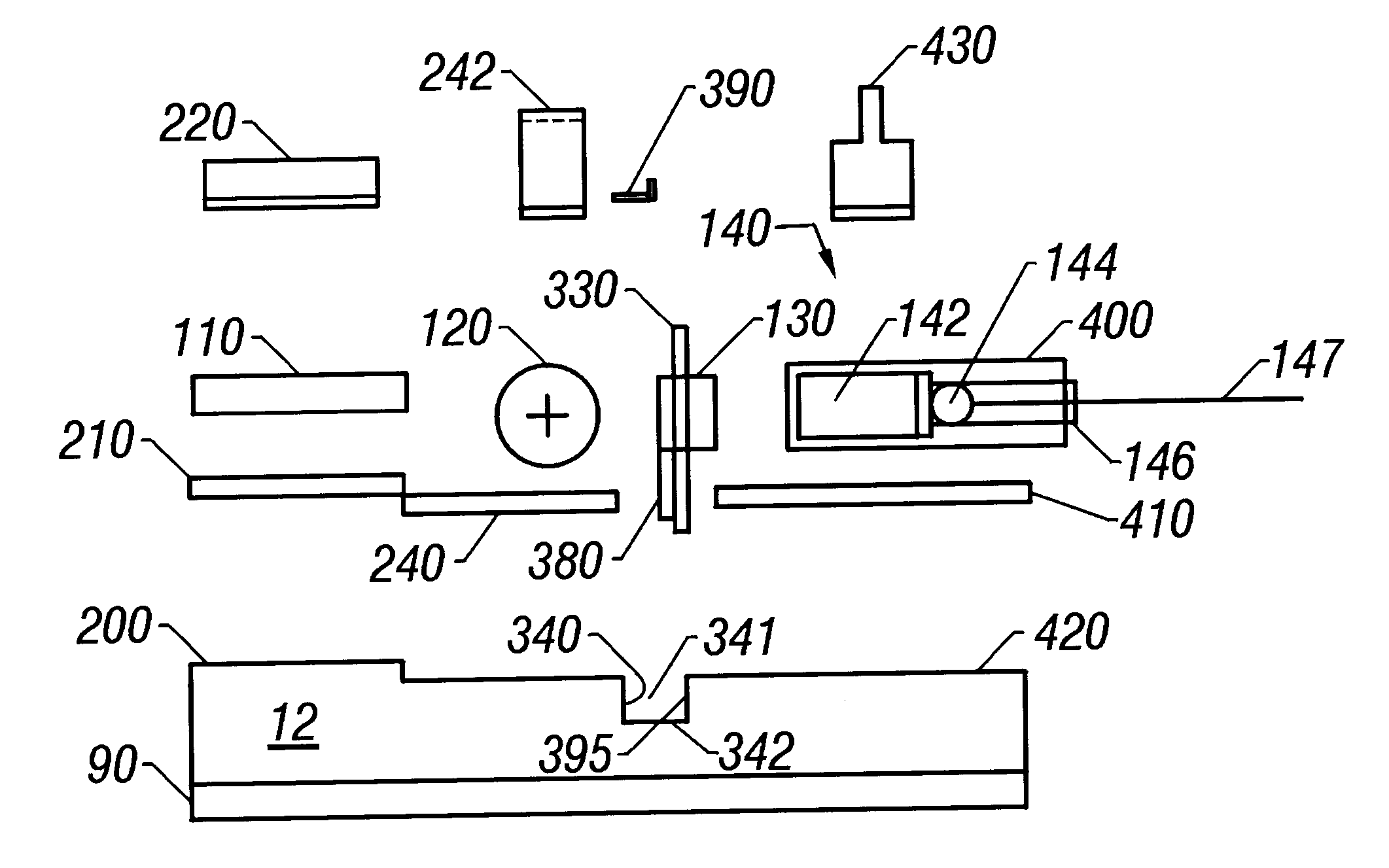 Laser assembly platform with silicon base