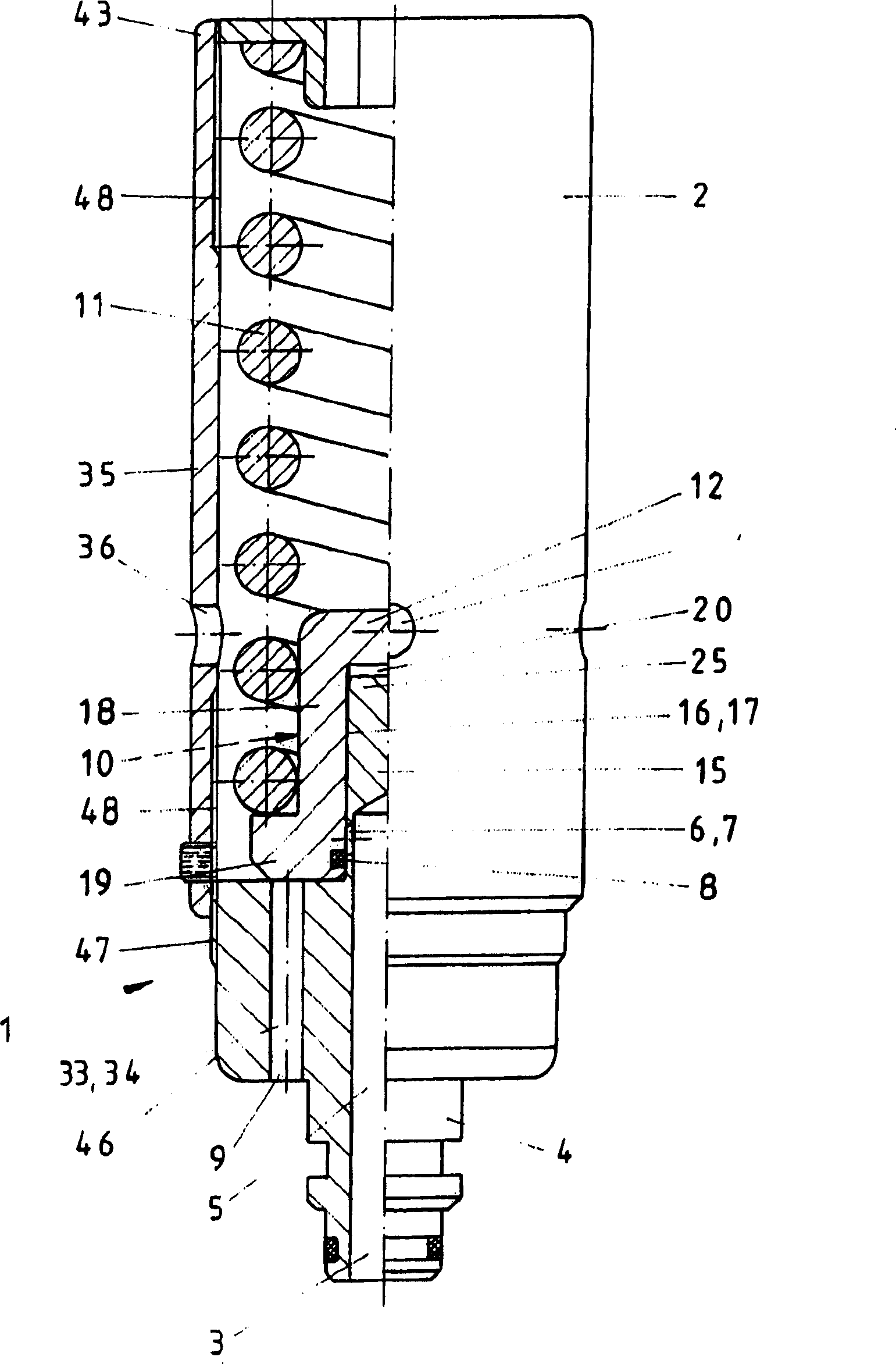 Pressure limiting valve with direct hydraulic damper