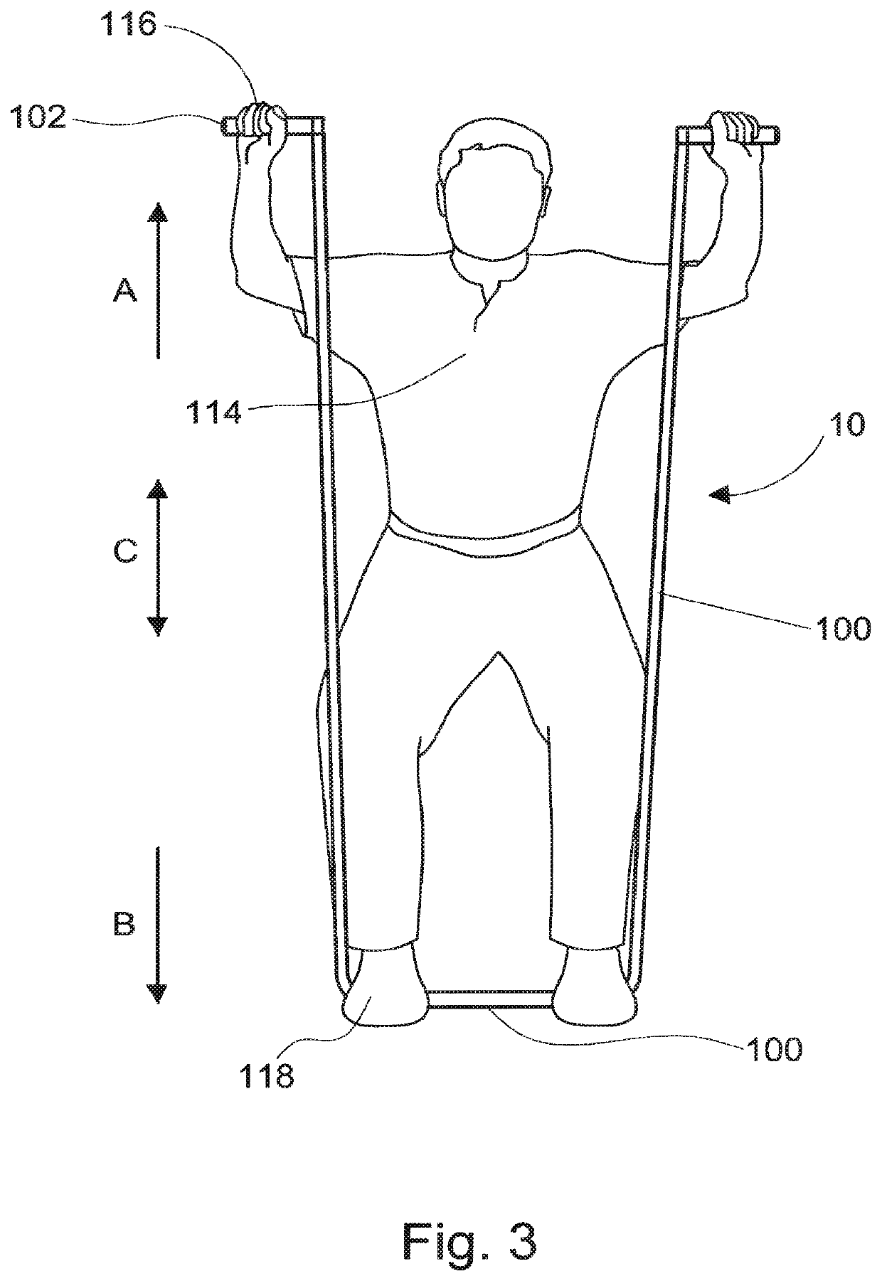 Fitness device and exercise method for generating opposing muscle resistance