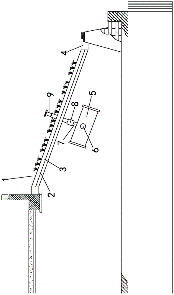 Planting bag ecological slope protection construction method and its rainwater treatment system