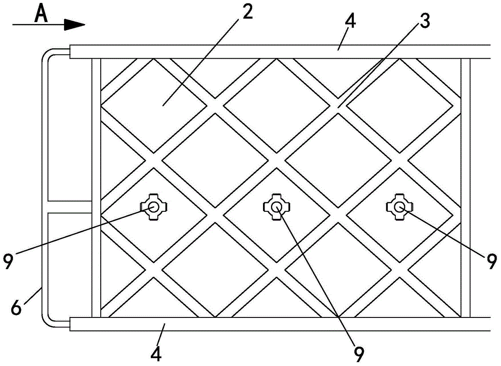 Planting bag ecological slope protection construction method and its rainwater treatment system