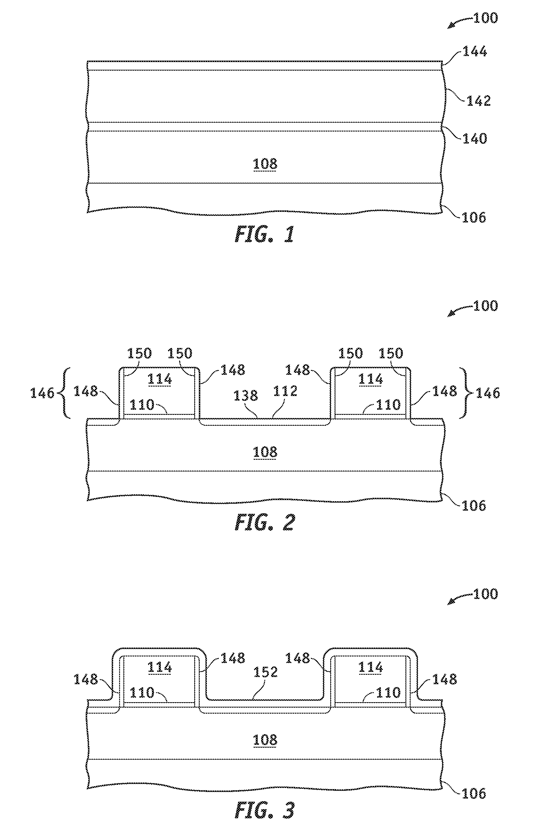 Mos structures that exhibit lower contact resistance and methods for fabricating the same