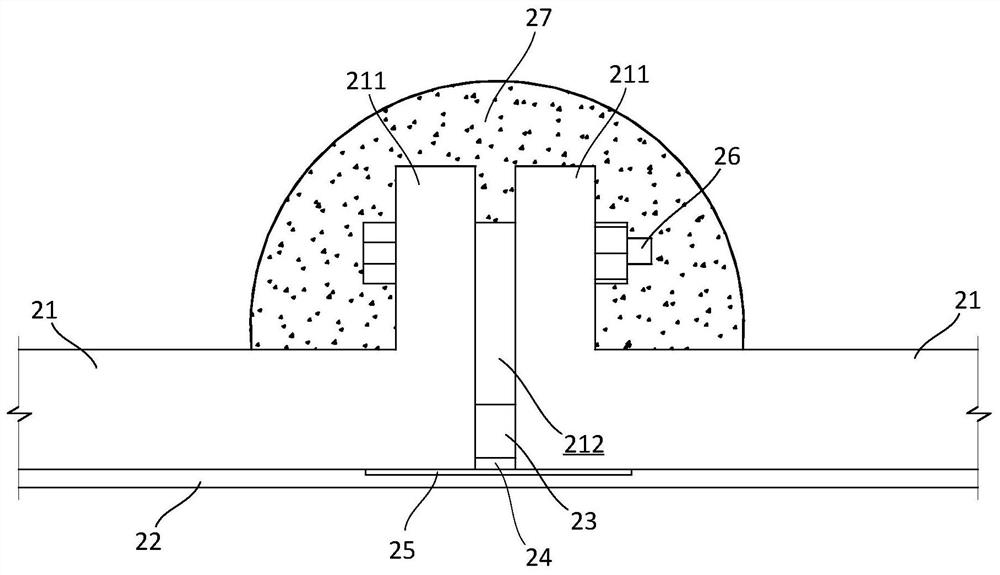 The method of sticking solid veneer to hyperboloid grc board