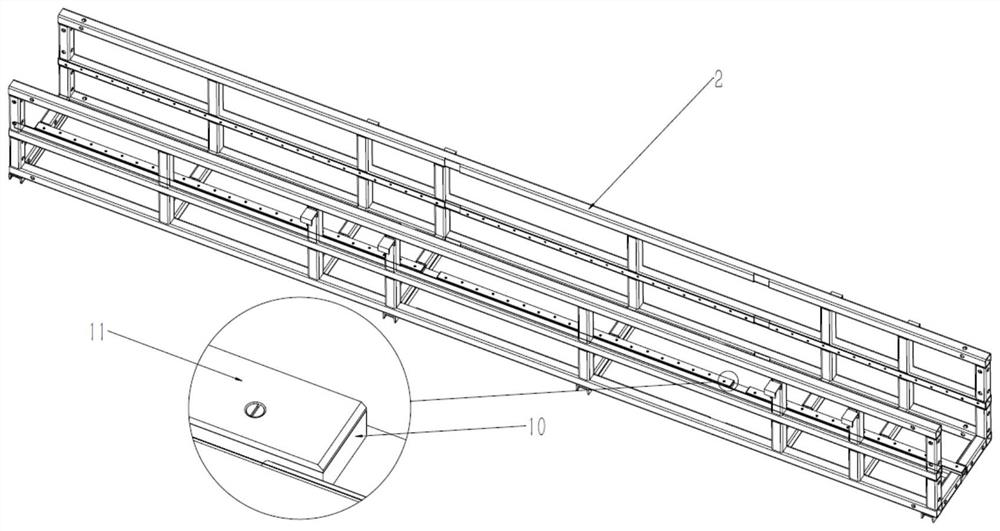 Cage type AUV release and recovery device based on pool experiment platform