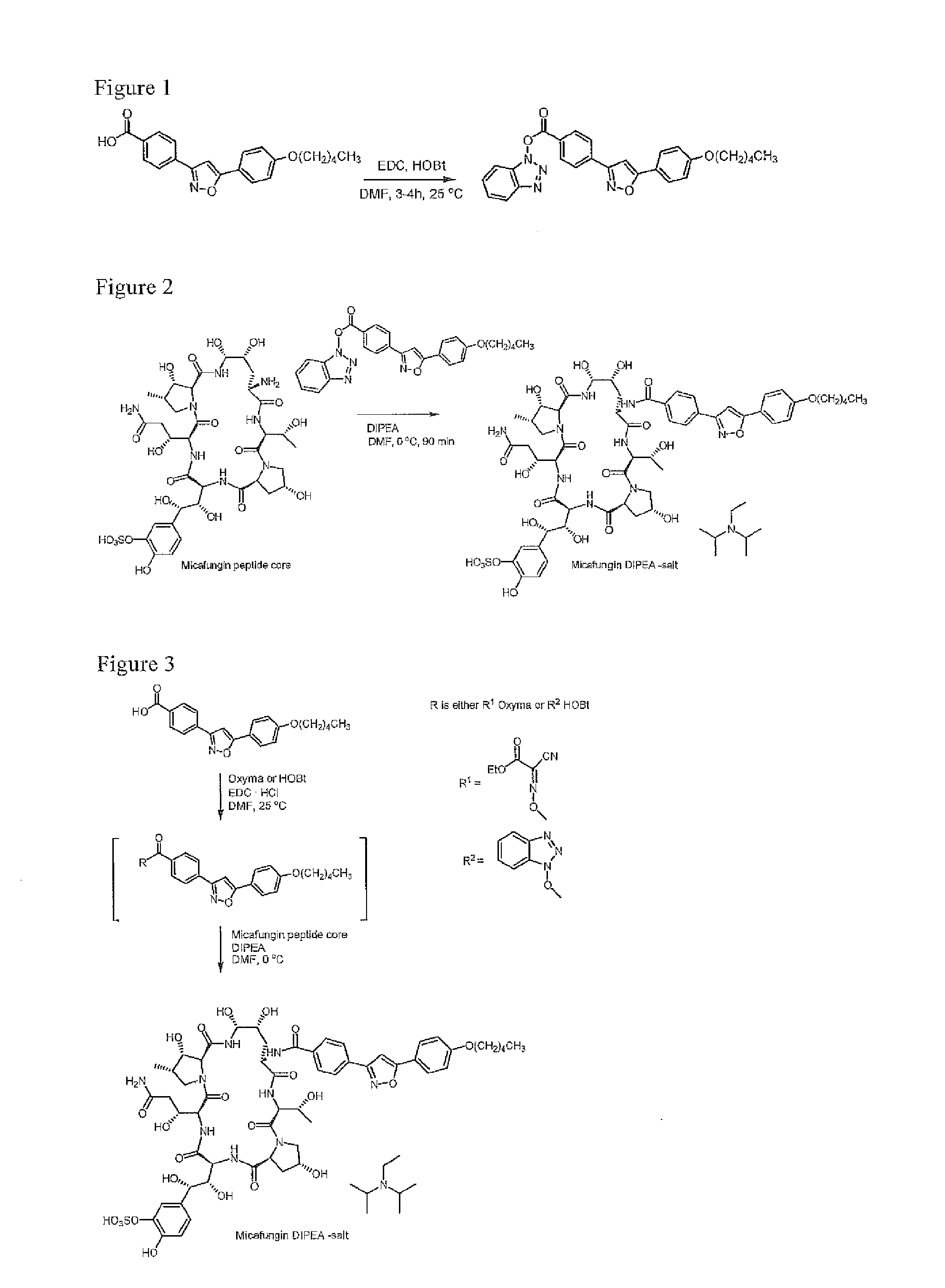 Methods for manufacturing an antifungal agent