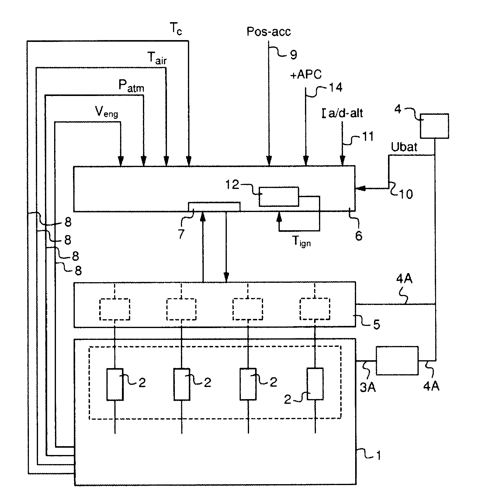 Method for controlling the power supply of a pre-heat plug in an internal combustion engine