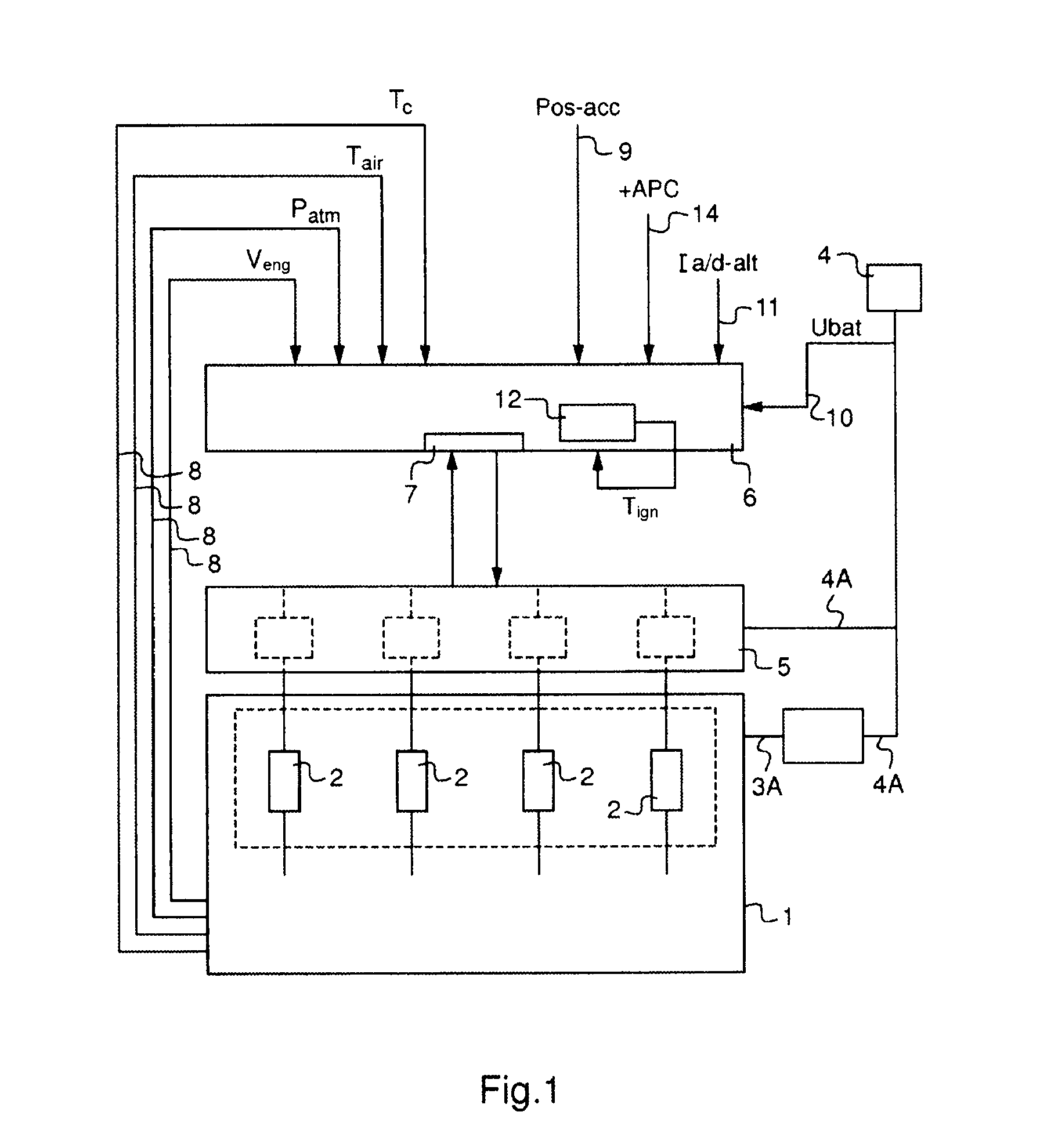 Method for controlling the power supply of a pre-heat plug in an internal combustion engine
