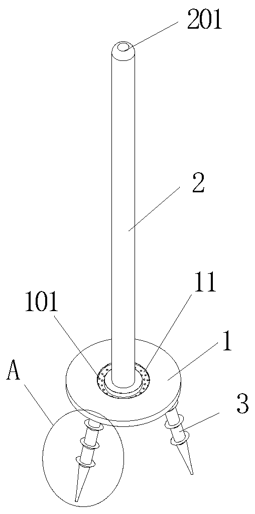 Mobile electronic projection device for measuring paying off