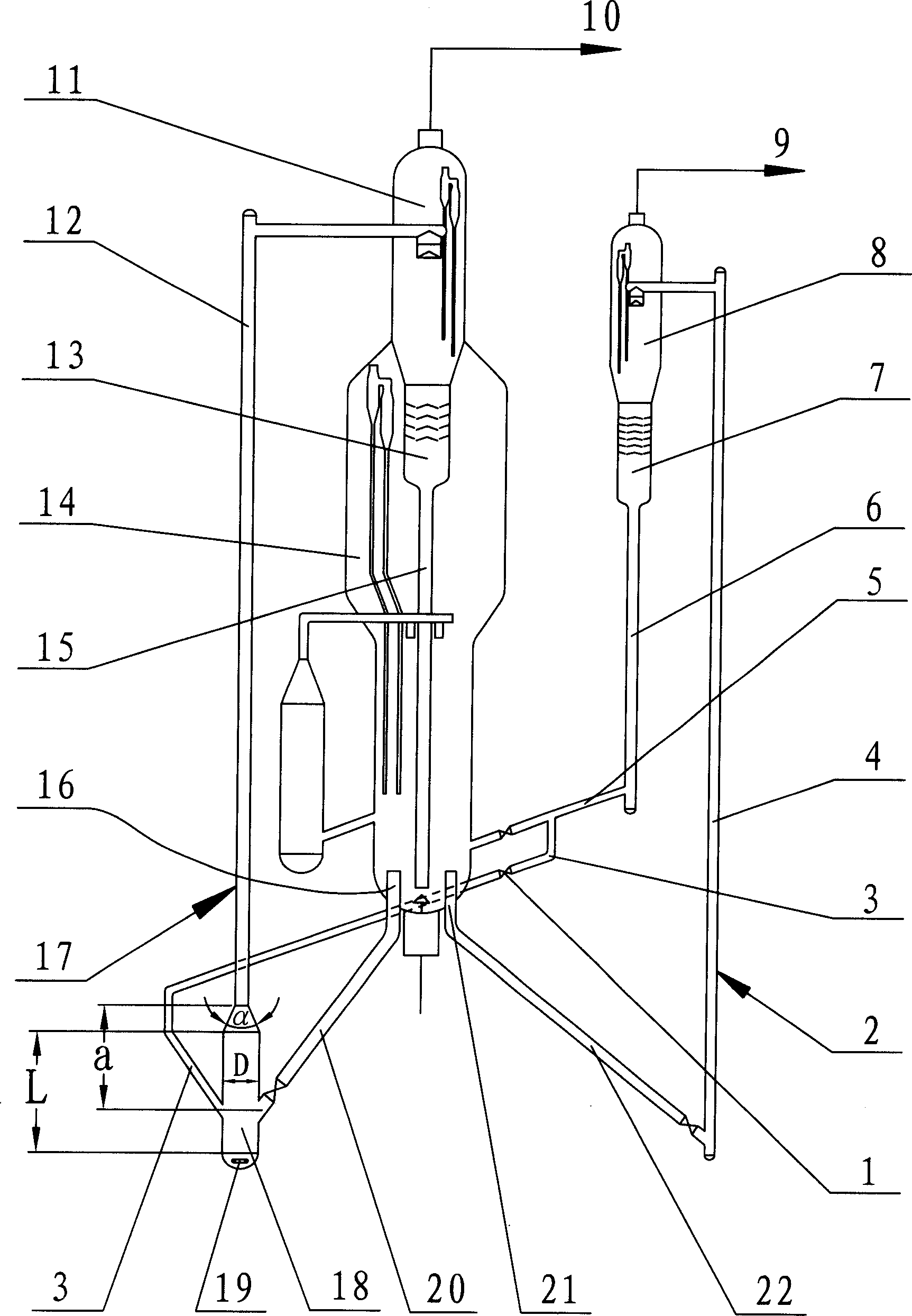 Catalytic cracking method and apparatus