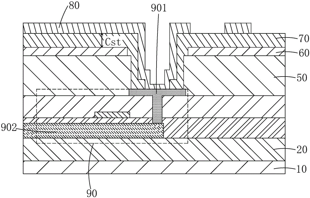 TFT (thin film transistor) array substrate