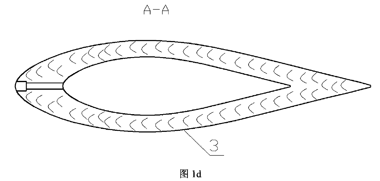 Three-hole probe type pressure measurement tail rake for wind tunnel test