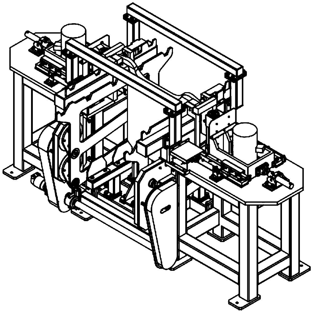 Bottom milling device of electrolytic copper anode plate shaping unit