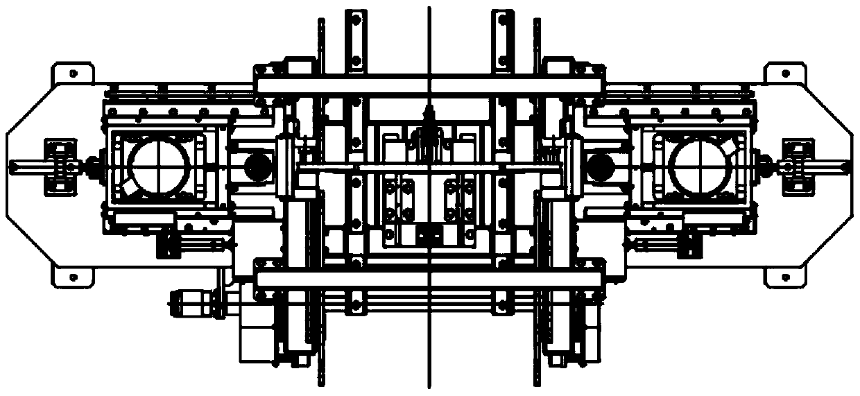 Bottom milling device of electrolytic copper anode plate shaping unit