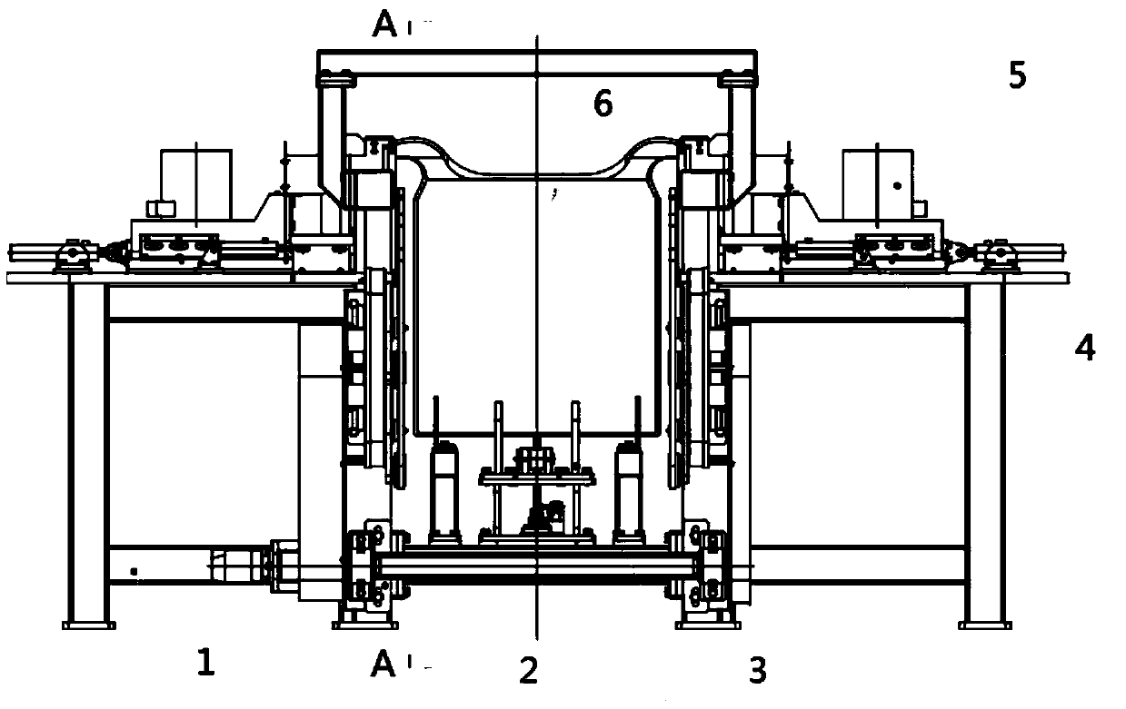 Bottom milling device of electrolytic copper anode plate shaping unit