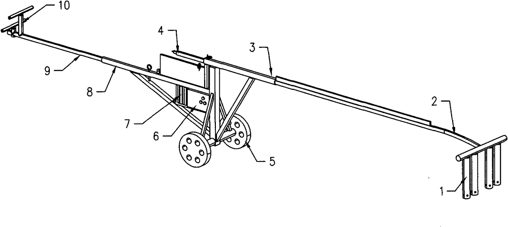 Device for purifying and stirring non-ferrous metal liquid