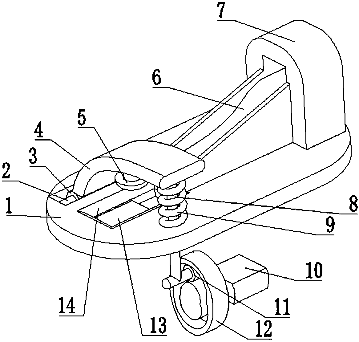 A continuous peeling device