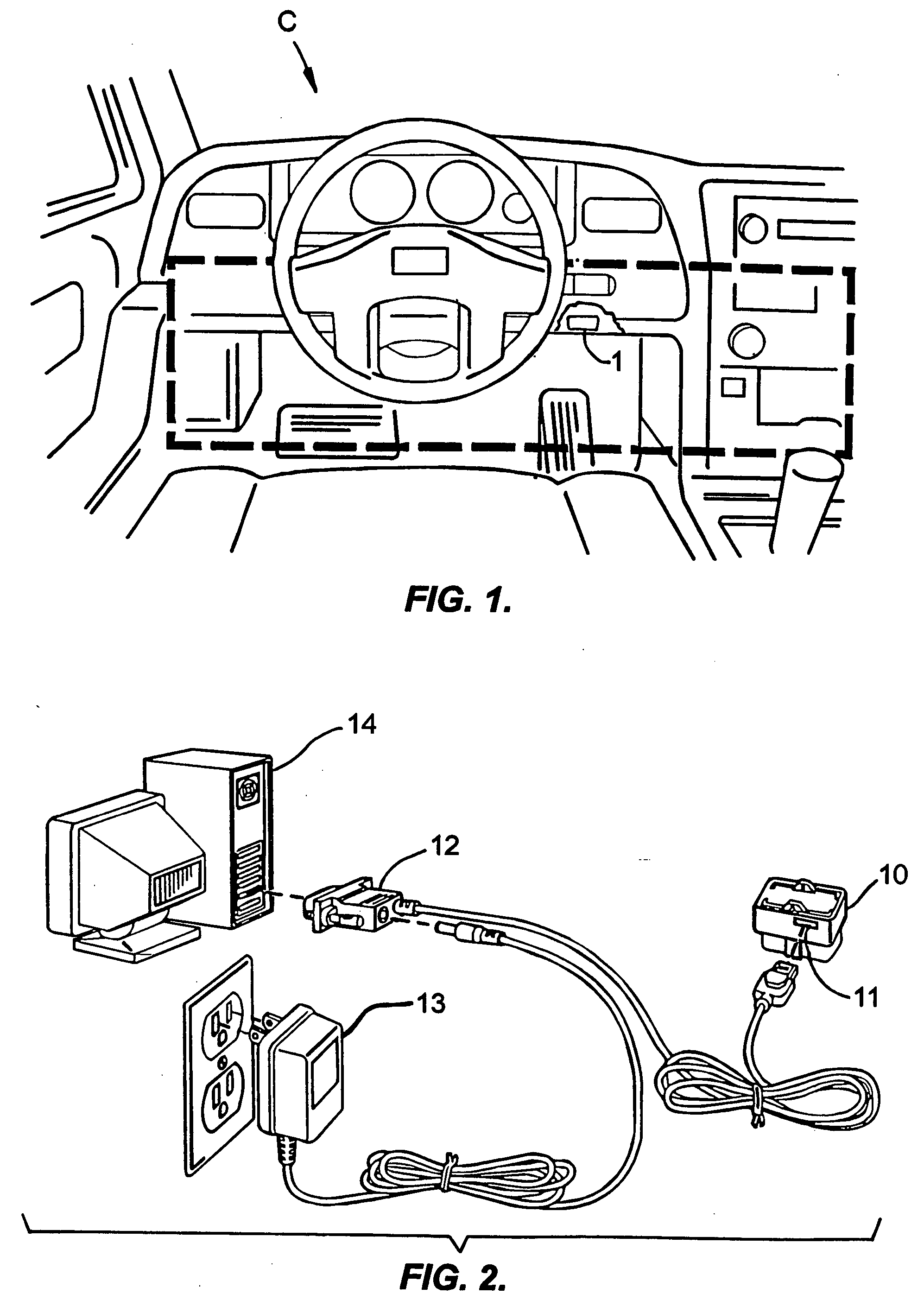 Module for monitoring vehicle operation through onboard diagnostic port