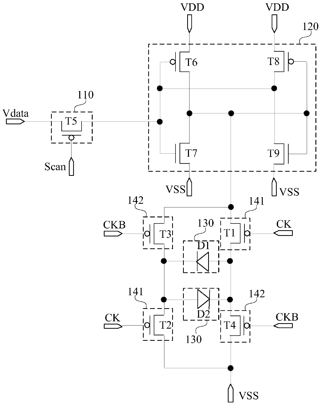 Digital driving pixel circuit, driving method thereof and display panel