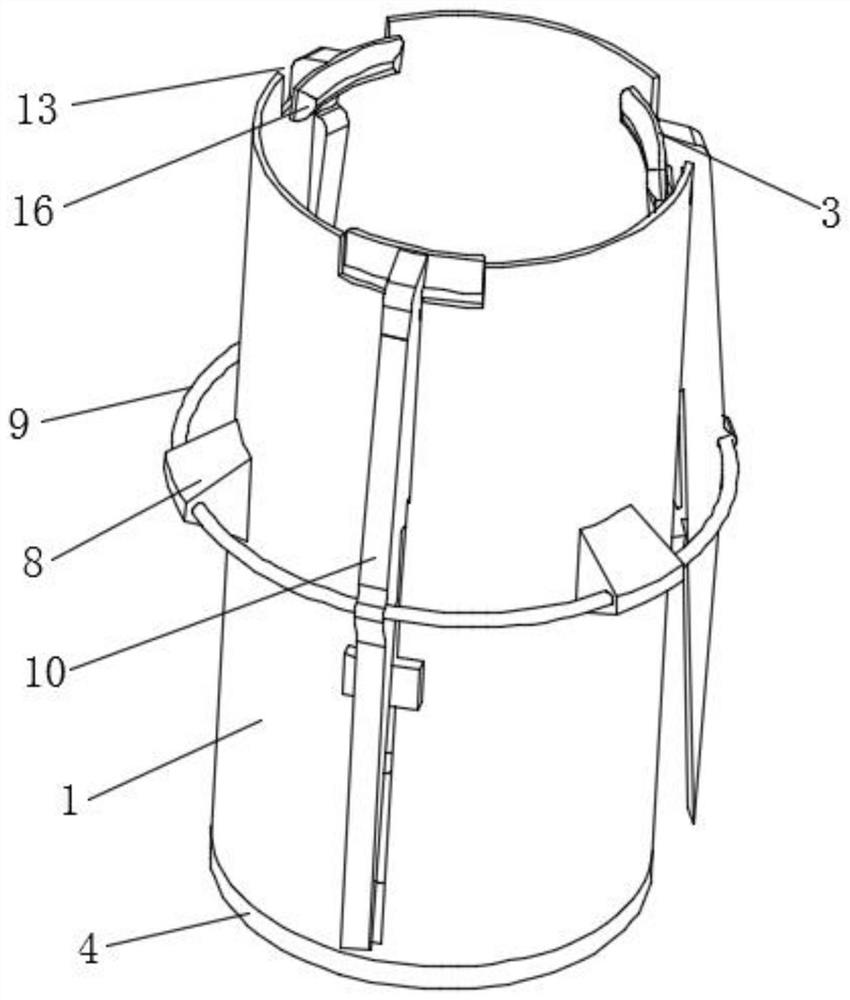 In-vehicle fixed cup base structure