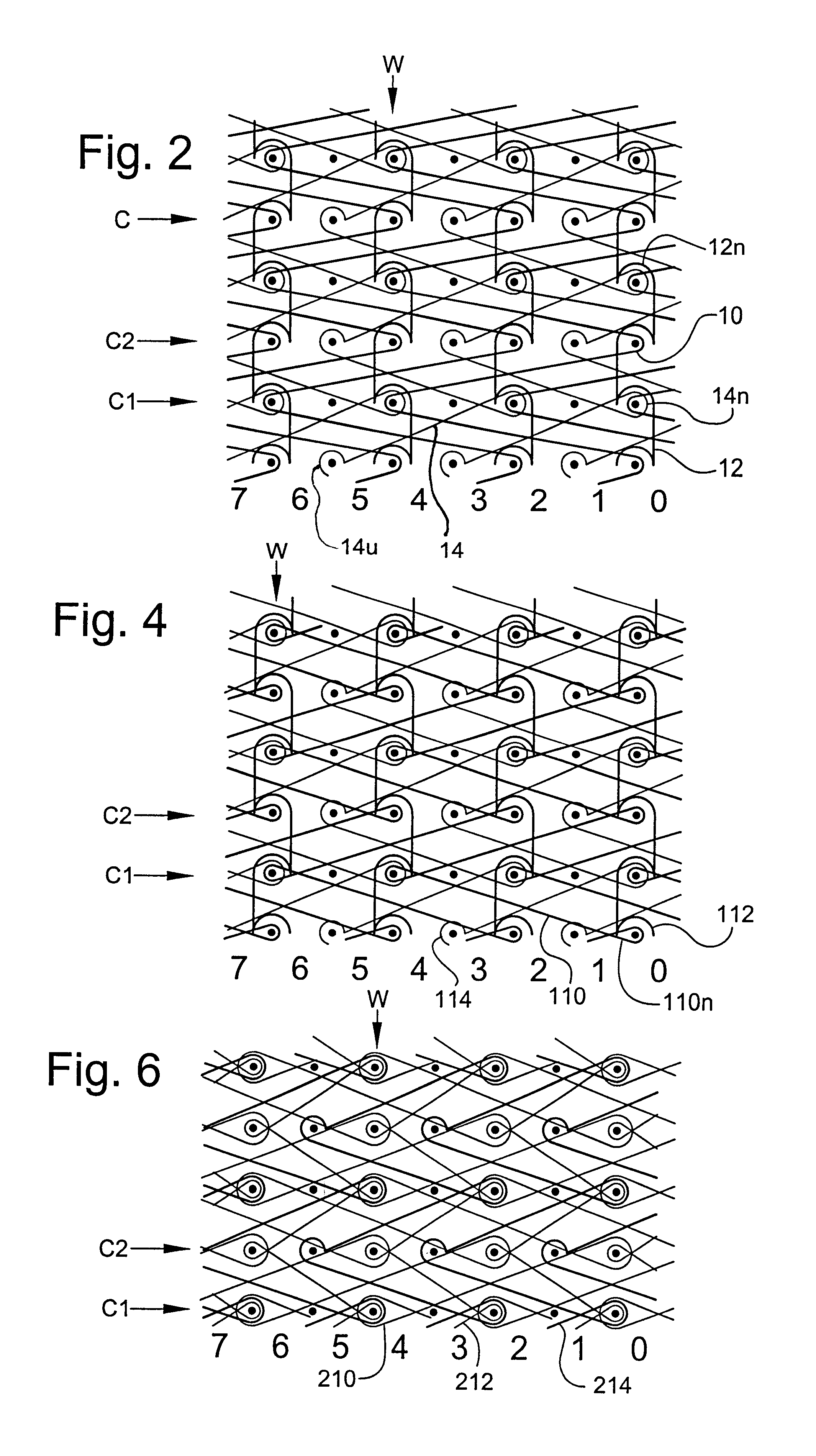 Stretchable loop-type warp knitted textile fastener fabric and method of producing same