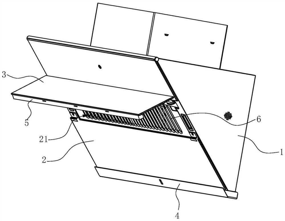 An anti-drip oil range hood