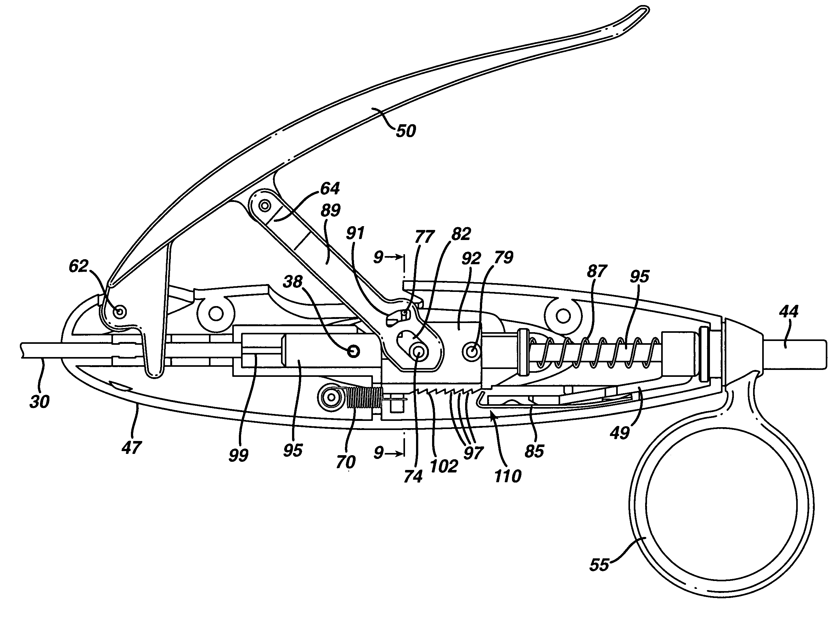Handle for endoscopic device