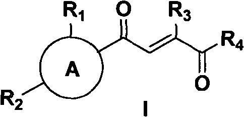 1-substituted-2-substituted-4- aryl substituted-butyl-2-alkene 1, 4-diketone compound, its preparation method and application