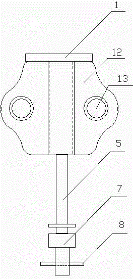 Puncture clamp for ground potential live working of insulated wire line connection
