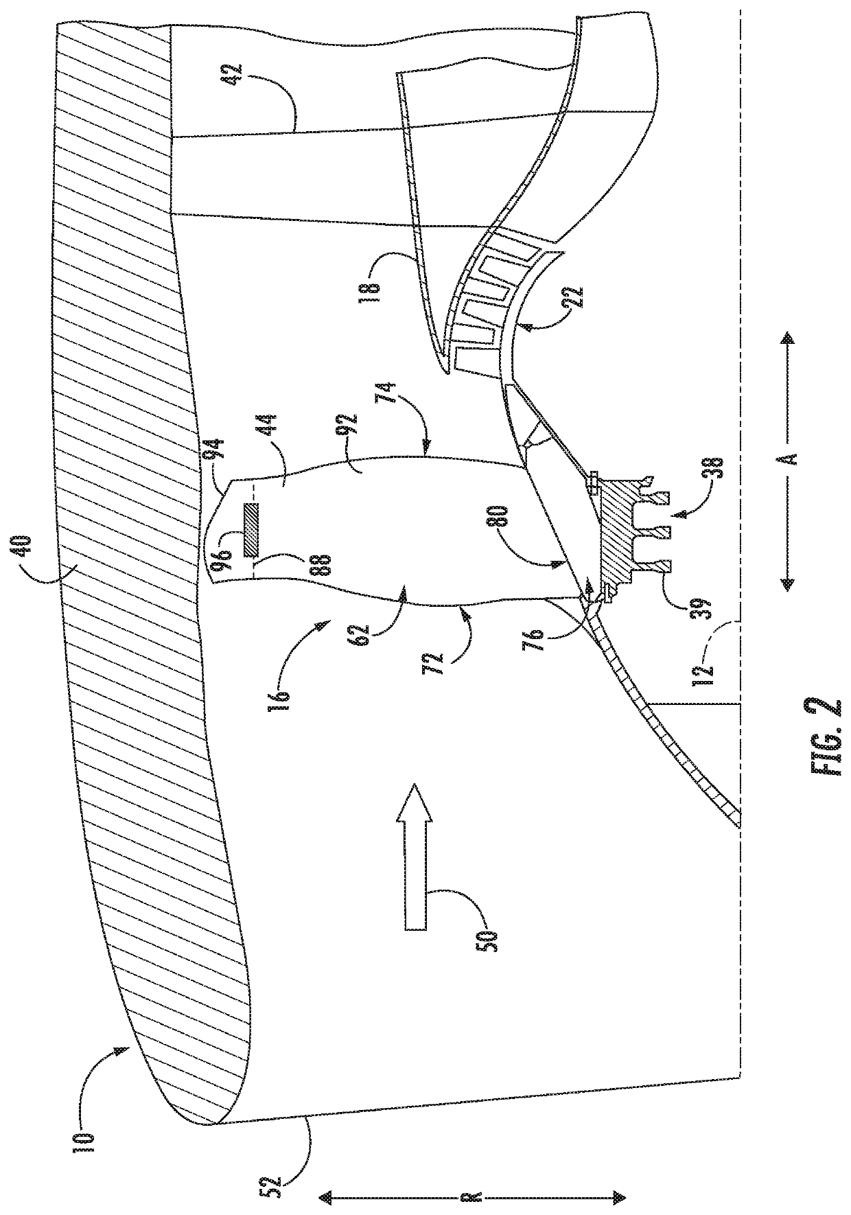 Frangible Gas Turbine Engine Airfoil Including a Retaining Member