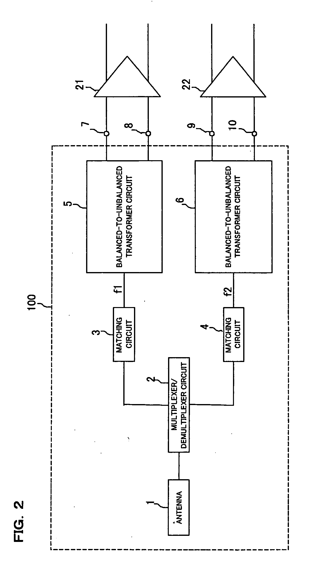 High-frequency composite component