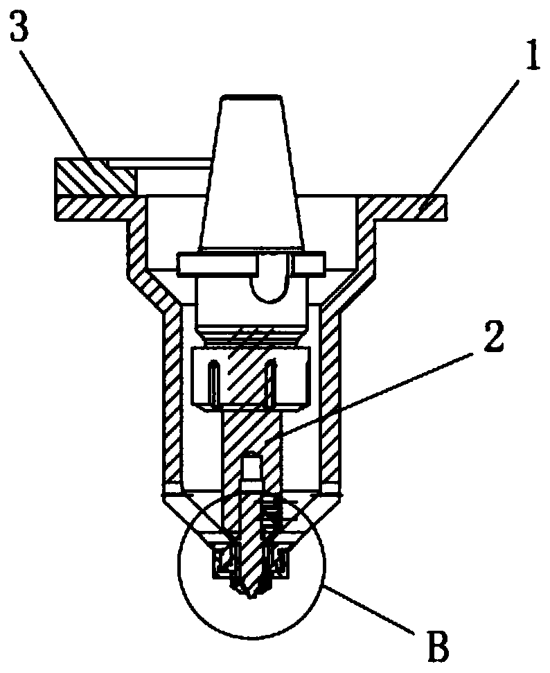Friction stir welding structure applied to robot and working method thereof