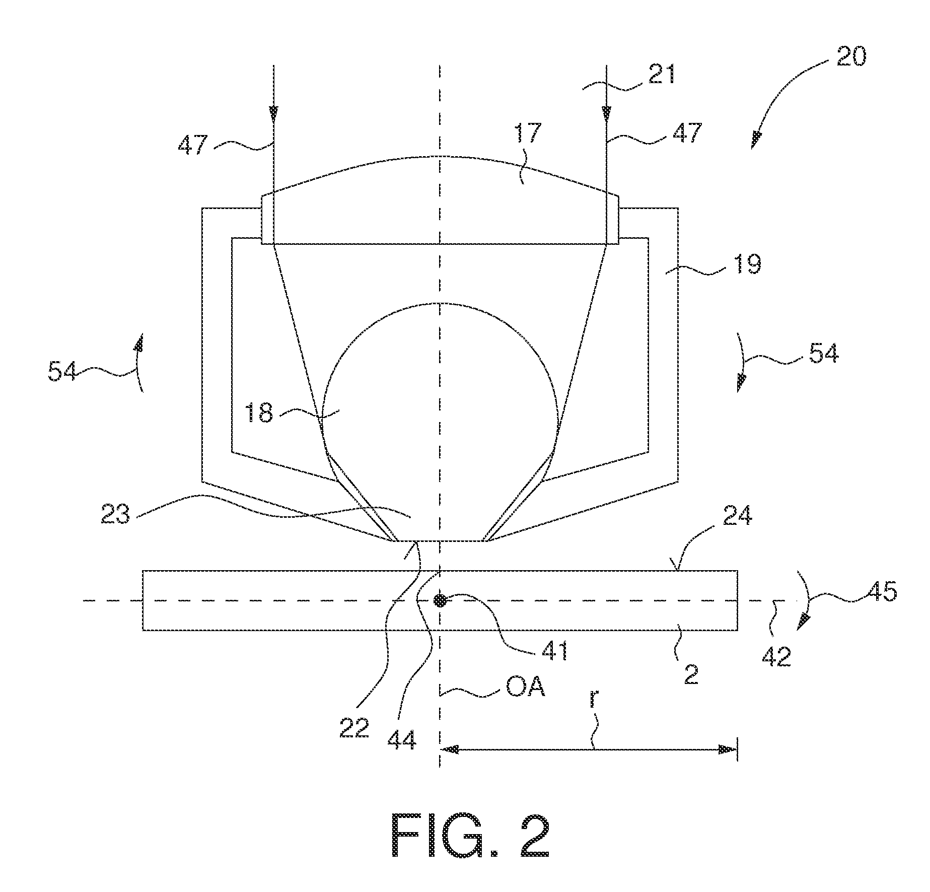 Optical scanning device