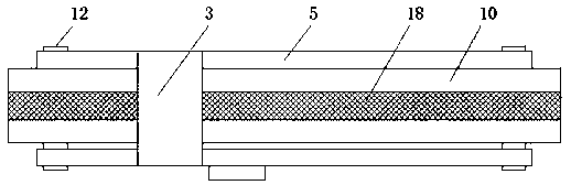 Width-adjustable transfer belt for bearing production