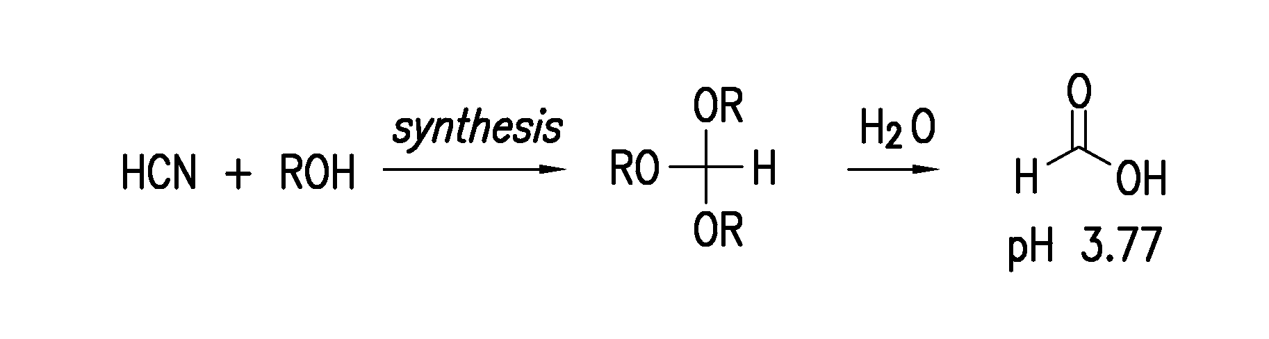 Electron-poor orthoester for generating acid in a well fluid