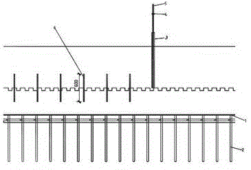 Layered construction method for oversized concrete beam of structural transfer floor of high-rise building
